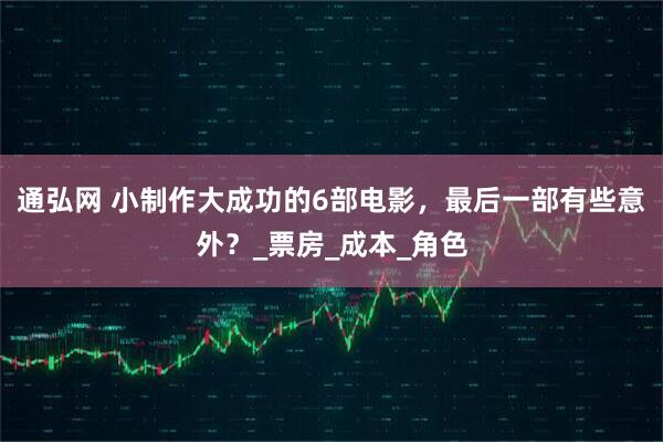 通弘网 小制作大成功的6部电影，最后一部有些意外？_票房_成本_角色